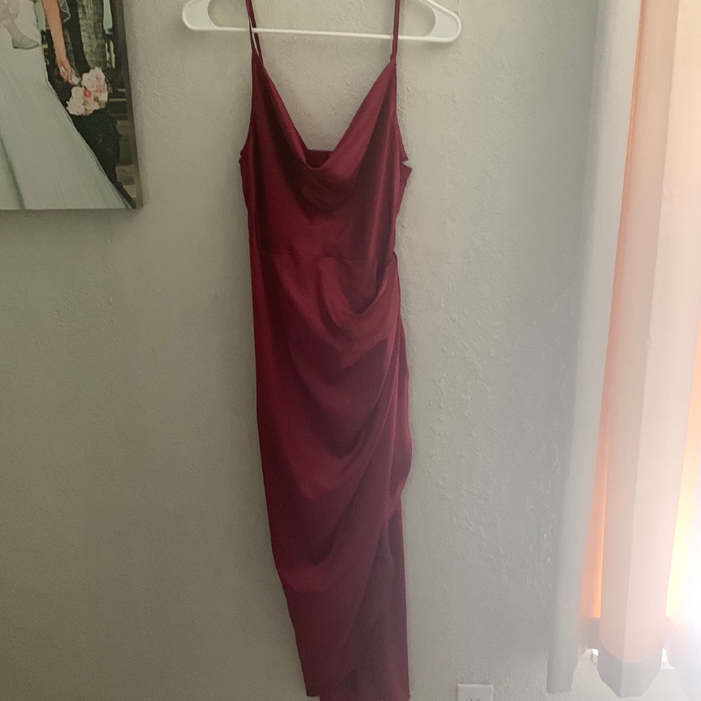 Drape Neck Cami Dress